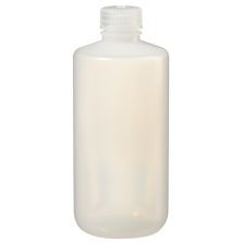 Thermo Scientific 312088-0016 Nalgene Narrow-Mouth LDPE Packaging Bottles with Closure: Bulk Pack, 500 mL - Translucent (Case of 125)