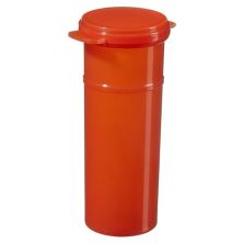 Capitol Vial Flip-Top Containers For Light-Sensitive Samples, 1.52 Oz., Amber