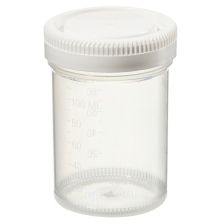Samco Wide-Mouth Bio-Tite 120mL (4 Oz.) 53mm Specimen Containers