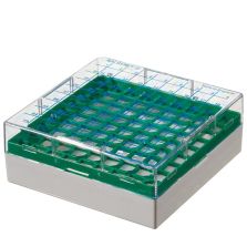 Thermo Scientific 867013-0242 CryoBoxes, 81 (1 to 2 mL Vials) - Green (Case of 24)