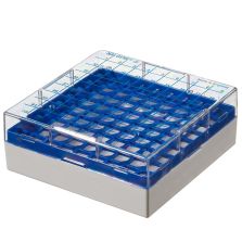 Thermo Scientific 867013-0243 CryoBoxes, 81 (1 to 2 mL Vials) - Blue (Case of 24)