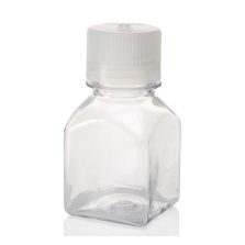 Thermo Scientific 2015-0125 Nalgene Square Polycarbonate Bottles with Closure, 125 mL - Translucent (Case of 48)