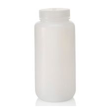 Thermo Scientific 2103-0032 Nalgene Wide-Mouth LDPE Bottles with Closure, 1 L - Translucent (Case of 24)