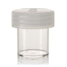 Thermo Scientific 2116-0015 Nalgene Straight-Sided Wide-Mouth Polycarbonate Jars with Closure, 15 mL - Clear (Case of 48)