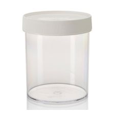 Thermo Scientific 2116-1000 Nalgene Straight-Sided Wide-Mouth Polycarbonate Jars with Closure, 1000 mL - Clear (Case of 16)