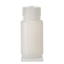 Thermo Scientific 2189-0002 Nalgene Wide-Mouth HDPE Economy Bottles with Closure, 60 mL - Translucent (Case of 72)