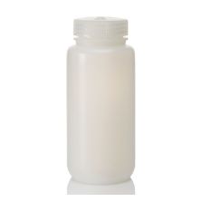 Thermo Scientific 2189-0016 Nalgene Wide-Mouth HDPE Economy Bottles with Closure, 500 mL - Translucent (Case of 48)