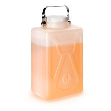 Thermo Scientific 2212-0020 Nalgene Polypropylene, Rectangular Carboy With Closure - 2.4 gal. / 9 L (6/Cs.)