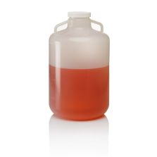 Thermo Scientific 2235-0050 Nalgene Polypropylene, Wide-Mouth Carboy with Handle - 5.3 gal. / 20 L (4/Cs.)
