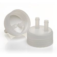 Thermo Scientific 2560-0490 Nalgene Polypropylene with Silicone Liner, Ported Biotainer Bottle and Carboy Closure, 2 ports (4/Cs.)