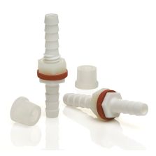 Thermo Scientific 6149-0002 Nalgene Polypropylene, Barbed Bulkhead Fittings, 6.5 mm (24/Cs.)