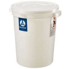 Nalgene Large Cylindrical HDPE Containers with Covers