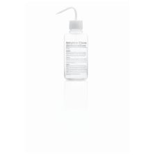 Thermo Scientific 2429-0504 Nalgene Right-to-Understand FEP Safety Wash Bottles with Globally Harmonized System (GHS) Labeling for Harsh Chemicals, 500 mL - Natural (Case of 4)