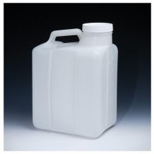 Thermo Scientific 2241-0050 Nalgene HDPE, Heavy-Duty Wide-Mouth Jug with Closure - 5.3 gal. / 20 L (4/Cs.)