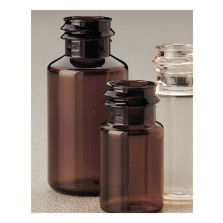 Nalgene Translucent Amber PETG Serum Vials with Continuous Thread: Sterile, Shrink-Wrapped Modules
