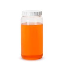 Thermo Scientific 2101-2200 Nalgene Wide-Mouth EP Tox/TCLP Bottle Made With Teflon FEP, includes PFA-lined Closure, 2.2 L - Translucent (Case of 2)