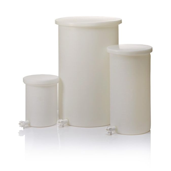 Nalgene Cylindrical Polypropylene Tank With Cover