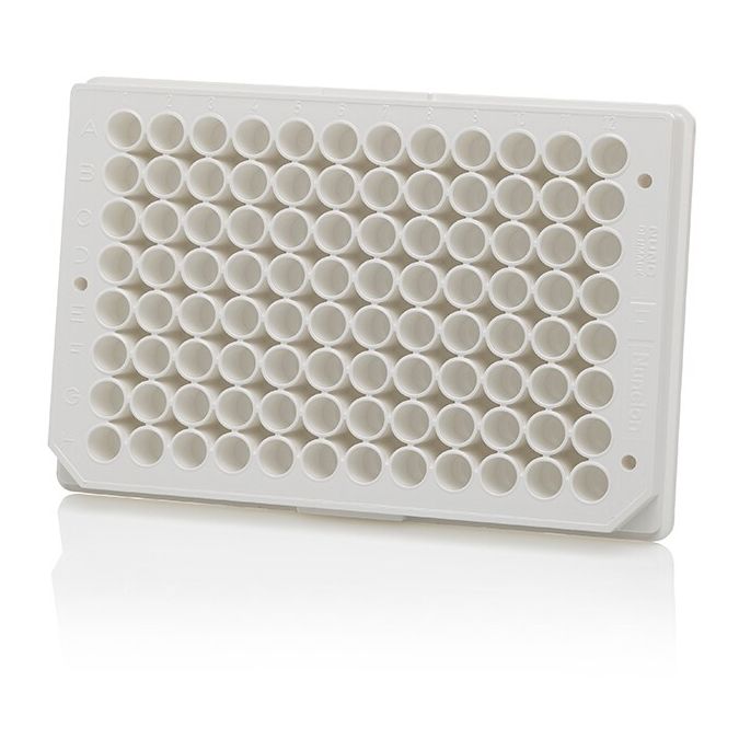 Thermo Scientific Nunc F96 MicroWell Black and White Polystyrene Plate - 96 wells - 50 to 250 mL - 236105