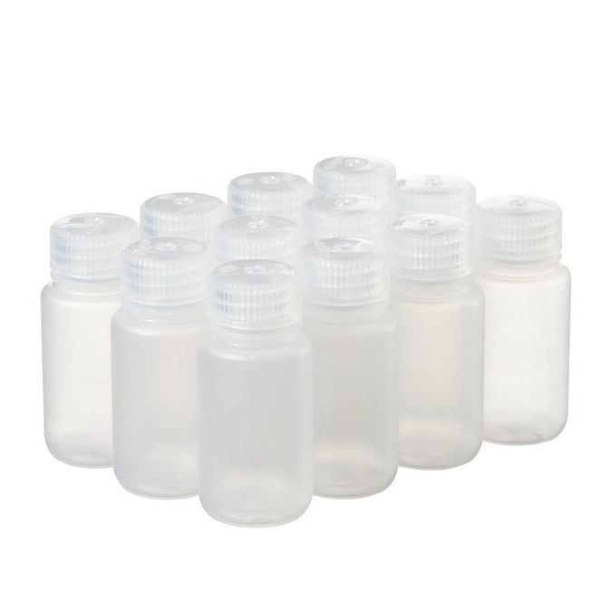 Thermo Scientific 2105-0002 Nalgene Wide-Mouth Lab Quality PPCO Bottles with Closure, 60 mL - Translucent (Case of 72)