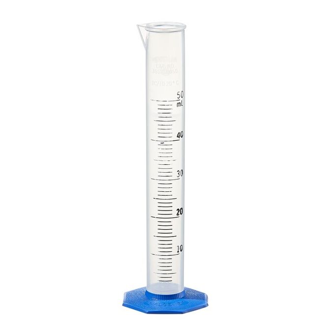 Thermo Scientific Nalgene Polypropylene Graduated Cylinders - 3662-0050 - 50 mL - Polypropylene - 18/Cs