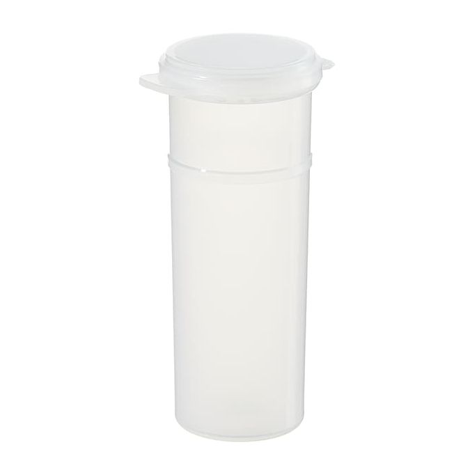 Thermo Scientific Capitol Vial Flip-Top Polypropylene Containers - Natural - Case of 600 - 02CL
