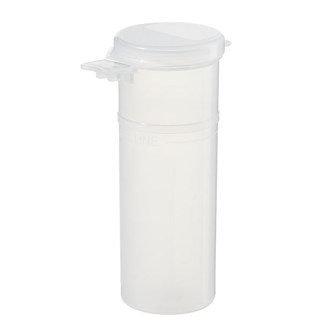 Thermo Scientific Capitol Vial Flip-Top Polypropylene Containers With Lock Seal - Clear - Case of 600 - 02LS