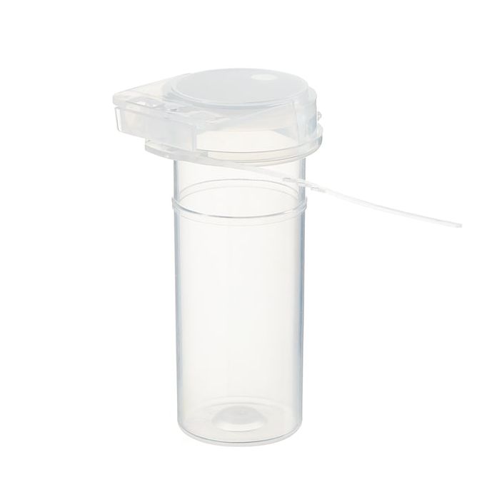 Thermo Scientific Capitol Vial Flip-Top Polypropylene Containers With Chain Of Custody Seal - Natural - Case of 600 - 02CC
