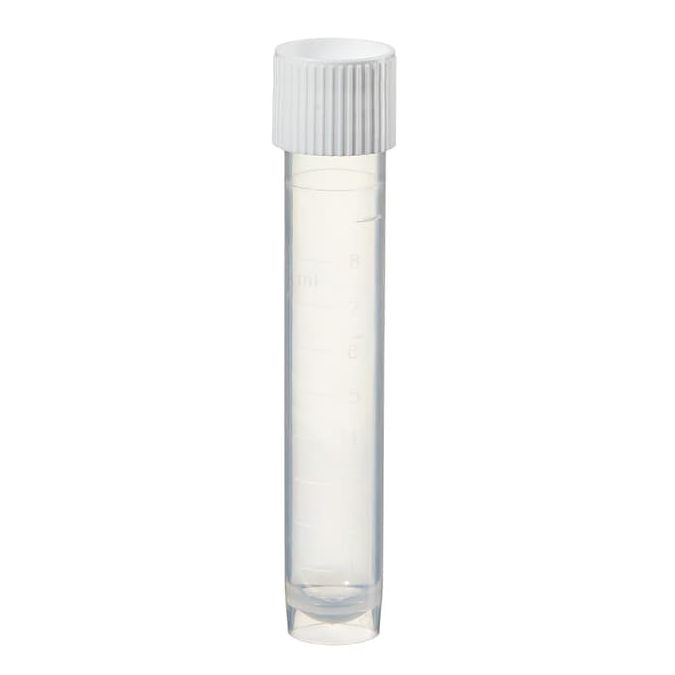 Thermo Scientific Capitol Vial 10 mL and 12 mL Screw Top Transport Tubes and Caps - Clear - Case of 2000 - S40301
