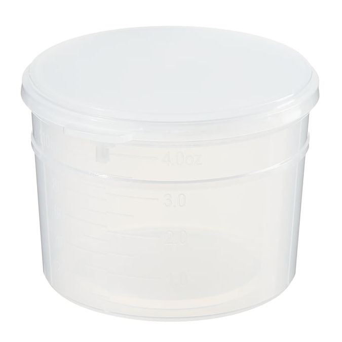 Thermo Scientific Capitol Vial Flip-Top Polypropylene Containers - Natural - Case of 250 - 04LP