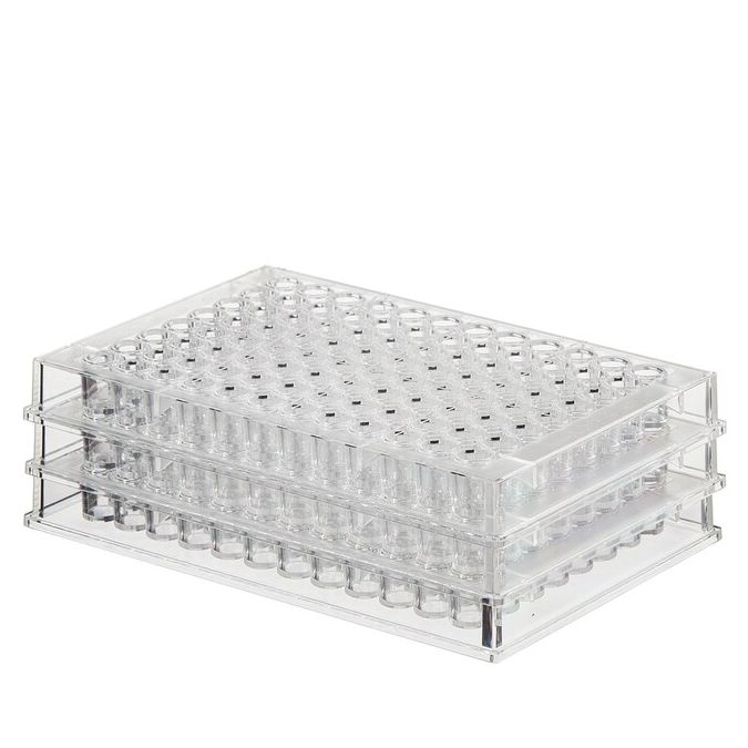 Thermo Scientific Clear Flat-Bottom Immuno Nonsterile 96-Well Plates - 96 wells - 280 μL - 3855