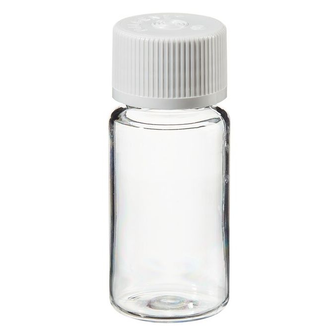 Thermo Scientific 2035-0010 Nalgene PETG Diagnostic Bottles with Closure: Sterile, 10 mL - White (Case of 100)