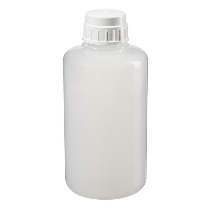 Thermo Scientific 2126-2000 Nalgene Heavy-Duty PPCO Vacuum Bottles With Closure: Lab Pack, 2 L - Natural (Case of 12)