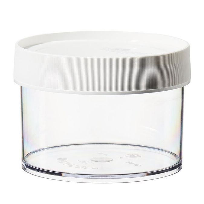 Thermo Scientific 2116-0500 Nalgene Straight-Sided Wide-Mouth Polycarbonate Jars with Closure, 500 mL - Clear (Case of 16)