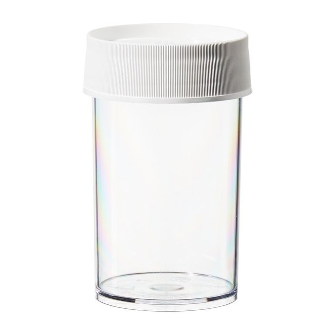 Thermo Scientific 2116-0250 Nalgene Straight-Sided Wide-Mouth Polycarbonate Jars with Closure, 250 mL - Clear (Case of 24)