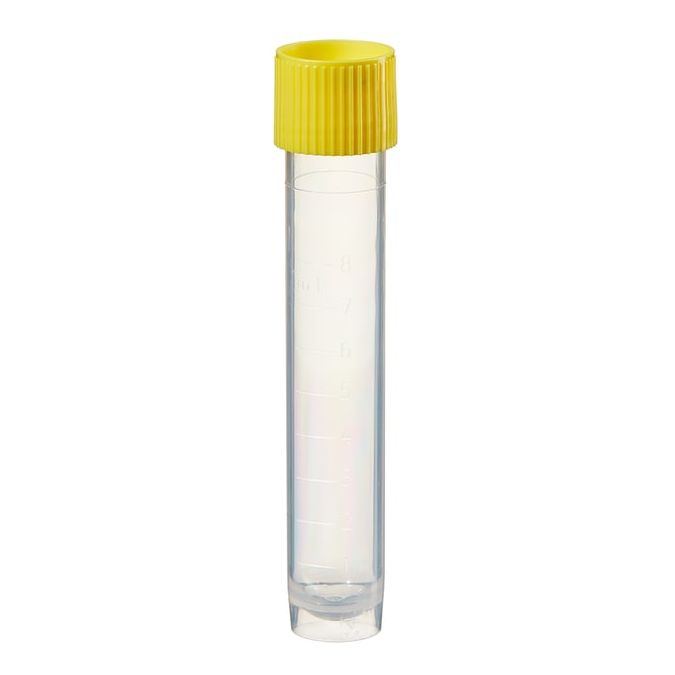 Thermo Scientific Capitol Vial 10 mL and 12 mL Screw Top Transport Tubes and Caps - Clear - Case of 2000 - S40304