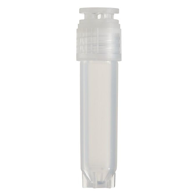 Thermo Scientific Nunc 1.8mL Externally-Threaded Universal Tubes and Racks - 1.8 mL - Natural - Case of 480 - 374503