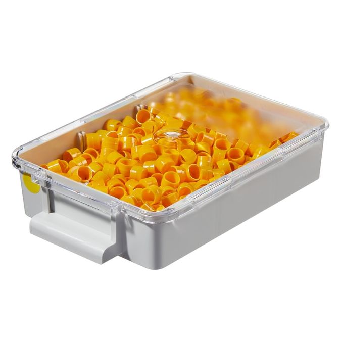 Thermo Scientific Cryo Vial Closure Color Coders - Yellow - Case of 2000 - 355077