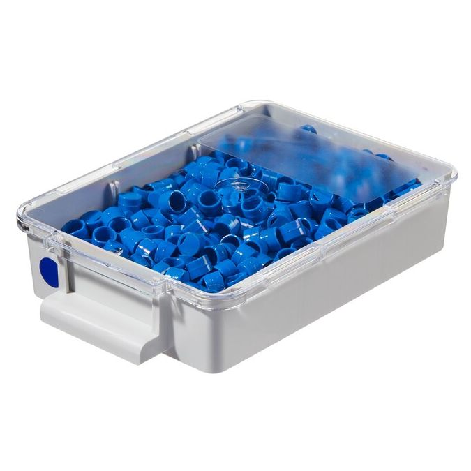 Thermo Scientific Cryo Vial Closure Color Coders - Blue - Case of 2000 - 354879