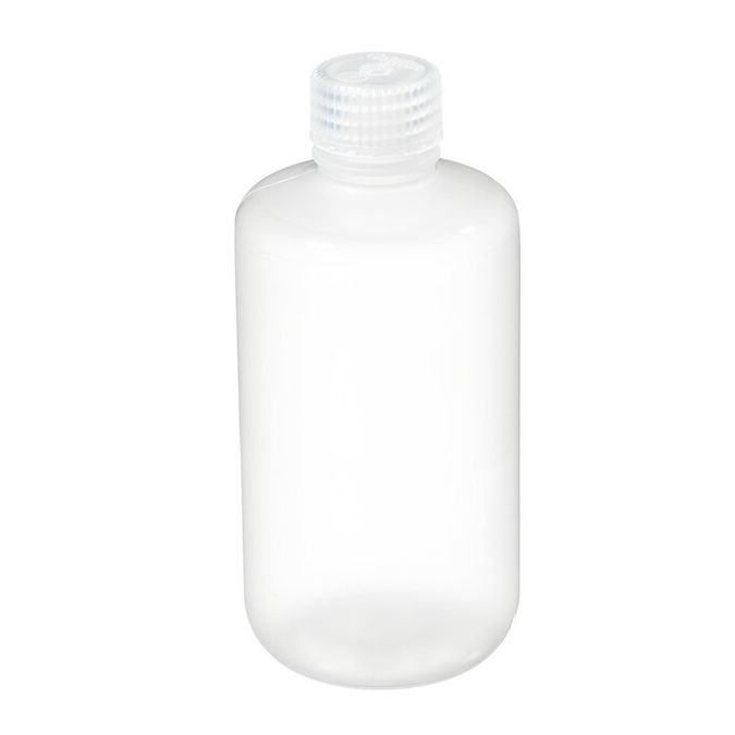 Thermo Scientific 312006-0008 Nalgene Boston Round Narrow-Mouth Natural PPCO Bottles with Closure: Bulk Pack, 250 mL - Natural (Case of 250)