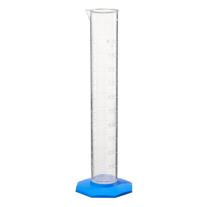 Thermo Scientific Nalgene PMP Plastic Graduated Cylinders - 3663-1000 - 1000 mL - PMP