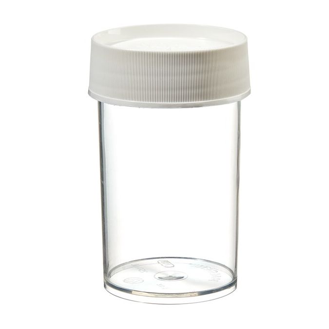 Thermo Scientific 2117-0250 Nalgene Wide-Mouth Straight-Sided PMP Jars with White Polypropylene Screw Closure, 250 mL - Clear (Case of 24)