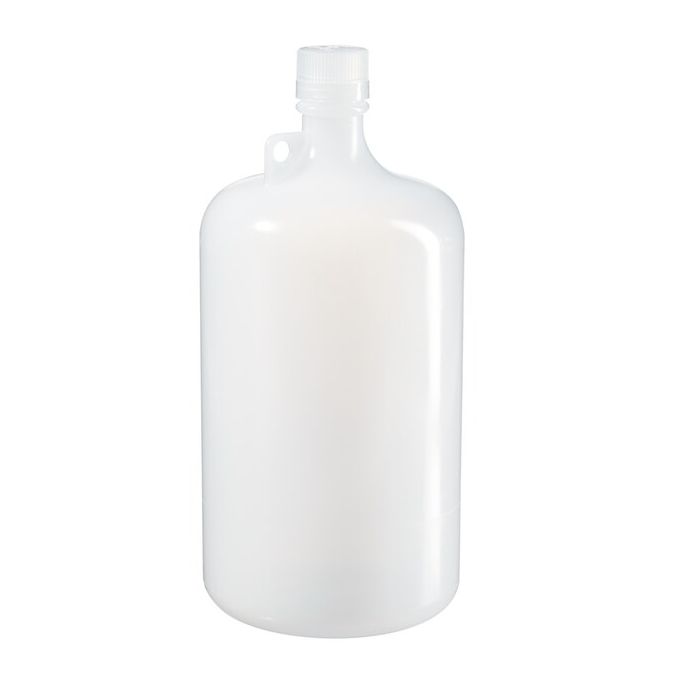 Thermo Scientific 2202-0010 Nalgene Large Narrow-Mouth LDPE Bottles, 4 L - Translucent (Case of 6)