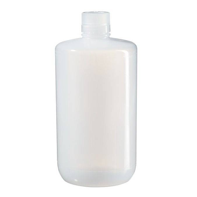 Thermo Scientific 2202-0005 Nalgene Large Narrow-Mouth LDPE Bottles, 2 L - Translucent (Case of 6)