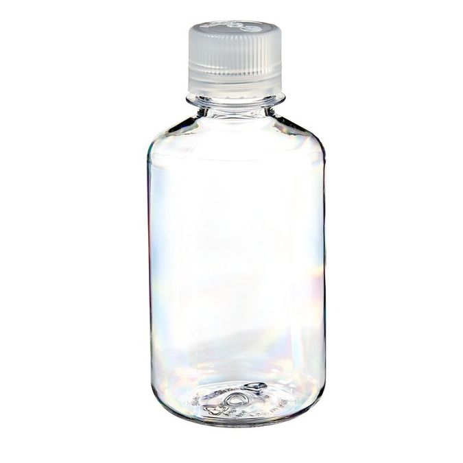 Thermo Scientific 2205-0016 Nalgene Narrow-Mouth Polycarbonate Bottles with Closure, 0.5 L - Clear (Case of 24)