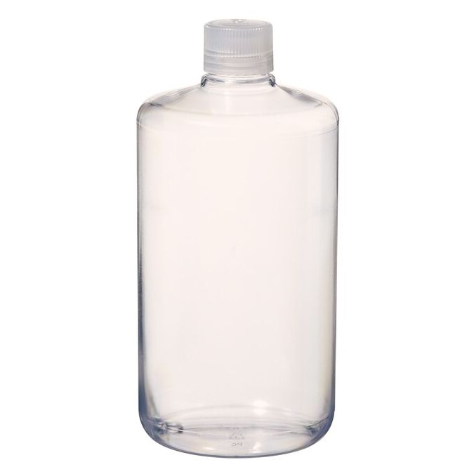 Thermo Scientific DS2205-0210 Nalgene Narrow-Mouth Polycarbonate Bottles with Closure, 2 L - Clear (Each)