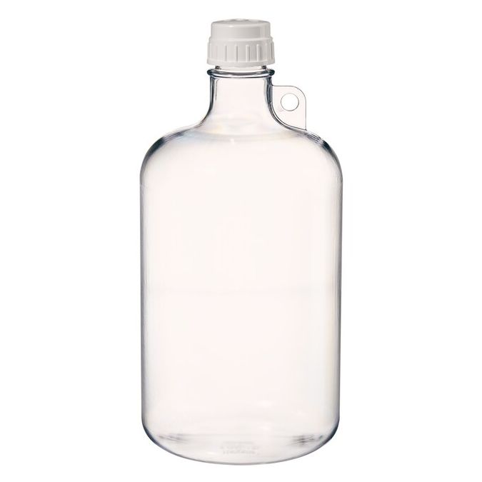 Thermo Scientific DS2205-0020 Nalgene Narrow-Mouth Polycarbonate Bottles with Closure, 8 L - Clear (Each)