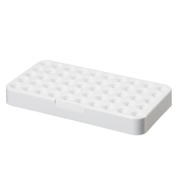 Thermo Scientific 5030-0510 CryoTube Holders, 50 Cryogenic Tubes - White (Case of 4)