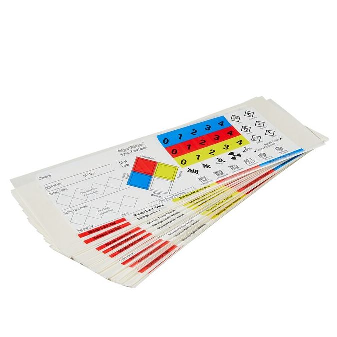 Nalgene Polyolefin Right-To-Know Custom Labeling System