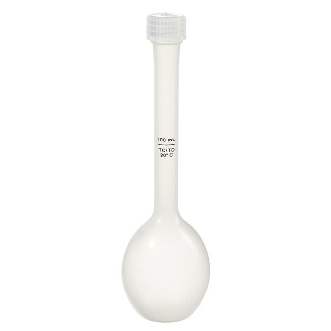 Thermo Scientific Nalgene Class B Polypropylene Copolymer Volumetric Flasks with Closure - 4000-0100 - Not applicable - Screw
