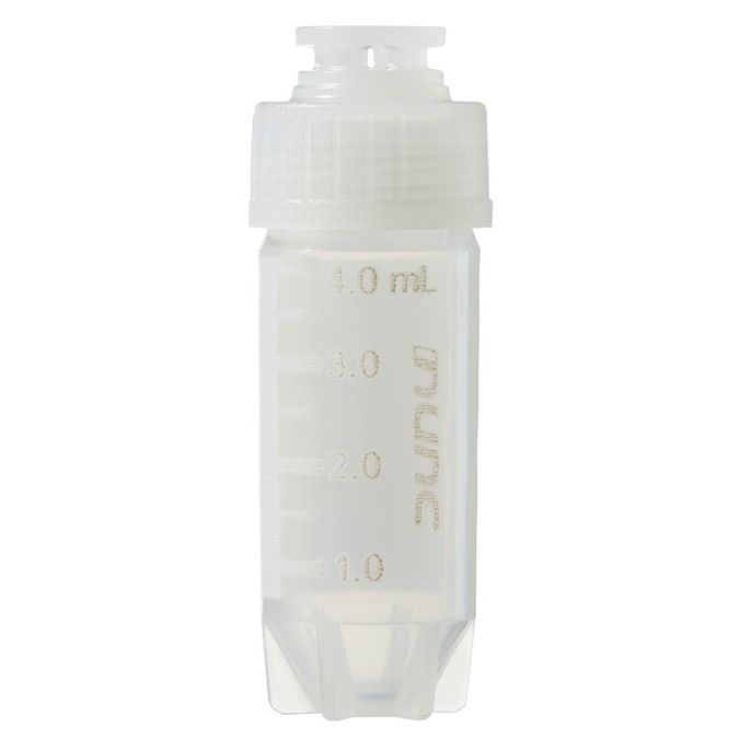 Thermo Scientific Nunc Low Profile 5.0mL Externally-Threaded Universal Tubes - 5 mL - Case of 240 - 374323